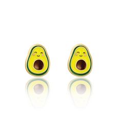 Who wouldn't love to receive avocado stud earrings for their birthday or just because? Our popular cutie enamel earring collection celebrates little treasures that bring joy to kids with on-trend charm! Give her grown-up quality while appealing to all of her childhood whimsies. Funky, fantastic and fun, these earrings are the perfect mix of style, quality and sweet expressions. Materials • Posts: 316L Surgical Steel • Earring Embellishment: Zinc and Enamel • Hypoallergenic & Non-toxic • Nickel, Surgical Steel Earrings, Earring Collection, Enamel Earrings, Earrings Collection, Grown Up, Just Because, Avocado, Stud Earrings, Birthday