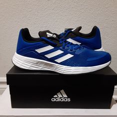 Brand New In The Box Free Top Or Sweater With Full Price Purchase Add To Bundle For Discount Adidas Blue Running Shoes For Jogging, Adidas Blue Running Shoes For Training, Blue Adidas Training Running Shoes, Blue Breathable Adidas Running Shoes, Blue Adidas Running Shoes With Synthetic Material, Adidas Torsion, Adidas Baby, Adidas Tennis Shoes, Adidas Pure Boost