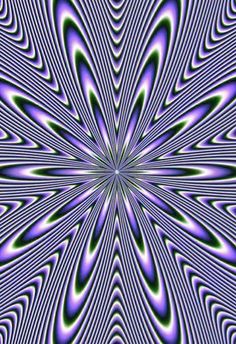 an abstract purple and black background with wavy lines in the center, as well as a flower