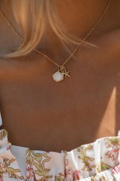 Pendant Charm Necklace – Our Spare Change Multi Pendant Necklace, Sarah Cameron Soda Tab Necklace, Gold Charm Jewelry, Dainty Charm Necklace, Jewelry Tour, Charmed Necklace, Beach Charm Necklace, Simple Charm Necklace, Cute Jewelry Necklaces