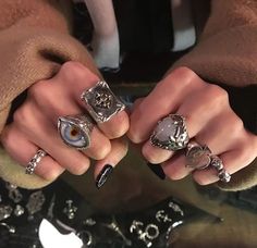 Grunge Jewelry, Estilo Punk, Pretty Jewellery