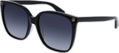 Square Sunglasses, Square, Gucci, Sunglasses, Black