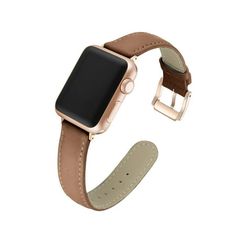 Whether you're going for causal or formal, these replacement watch straps can carry you from the mall to boardroom. Divots watch bands offer both comfort and versatility, and are perfect for everyday wear, business casual and formal occasions. Explore our selection of premium Apple Watch bands to change up your band for spicing up your look.Our collection of leather watch straps is made with super-soft breathable top grain leather that guarantees enduring durability and comfortable fit for all-day wear. Size: 41/40/38 mm.  Color: Gold.  Gender: female.  Age Group: adult. Leather Strap Watch, Classic Women, 38mm Apple Watch Band, Leather Watch Strap, Watch Straps, Classic Watches, Leather Watch Bands, Top Grain Leather, Black Watch