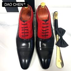 SPECIFICATIONSBrand Name: DAOCHENShoes Type: OxfordsOrigin: Mainland ChinaUpper Material: GENUINE LEATHERUpper-Genuine Leather Type: Cow LeatherPattern Type: Mixed colorsModel Number: 031-B211Insole Material: SheepskinFit: Fits true to size, take your normal sizeLining Material: GENUINE LEATHERLining-Genuine Leather Type: Cow LeatherClosure Type: Lace-upSeason: Spring/AutumnDepartment Name: ADULTOccasion: Office & CareerToe Shape: Pointed toeOutsole Material: RubberColor: Black,Red,Gree,Blue,Bro Red Formal Dress Shoes For Spring, Red Spring Formal Dress Shoes, Red Pointed Toe Dress Shoes, Red Fitted Oxfords For Office, Fitted Red Oxfords For Office, Red Leather Dress Shoes For Spring, Spring Red Leather Dress Shoes, Elegant Red Fitted Oxfords, Red Fitted Elegant Oxfords