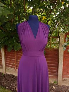 Bridesmaid dress Infinity dress Wedding Dress Convertible | Etsy Wedding Dress Convertible, Infinity Dress Wedding, Multi Way Dress, Convertible Dress, Infinity Dress, Dress Order, Different Dresses, Dress Purple, Knee Length Dresses