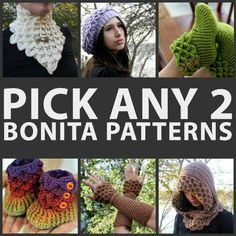 the cover of pick any 2 bonita patterns