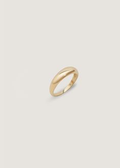 Inspired by Jennie's great grandmother's wedding band, this is a signature timeless piece you'll wear for every occasion. Her soft curves are bold, yet elegant enough to be worn day to night. Make her your trademark. Hollowed out and designed with comfort in mind. If you're looking for a solid version, shop the Dare to Love Dome Ring I (NON-HOLLOW).Complete the look with our Claudine Twist Ring II. We recommend sizing up by at least half a size if this ring is thicker than what you typically wea Dare To Love, The Dare, Love Dare, Hammered Rings, Dome Ring, Twist Ring, Broken Chain, Round Rings, Domed Ring