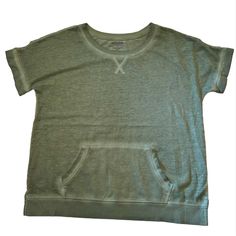 Heather Green Cozy Sleep Shirt Cozy Up In The Sleep Shirt. Pair With Your Favorite Pajama Bottoms. Features Front Pocket Pouch. Comfy Cotton Summer Tops, Cozy Cotton Everyday Tops, Cozy Everyday Cotton Tops, Casual Soft-washed Tops For Lounging, Green Cotton Tops For Relaxation, Relaxed Cotton Tops For Lounging, Relaxed Short Sleeve Tops For Relaxation, Green Short Sleeve Tops For Lounging, Casual Relaxed Fit Tops For Lounging