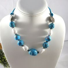 Avenue Beaded Necklace. Blue And White Textured Beads. New With Tags. Measurement In The Listing. Smoke-Free Home. If You Have Any Questions Please Ask. Thank You Adjustable Blue Costume Jewelry Necklace, Adjustable Blue Beaded Necklace With Large Beads, Blue Large Beads For Costume Jewelry, Blue Beaded Costume Jewelry Necklace, Adjustable Blue Single Strand Beaded Necklaces, Beaded Necklace Blue, Blue Crystal Necklace, Lapis Pendant, Blue Beaded Necklace