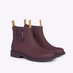 Bobbi Rain Boot // Dark Cherry Merry People, Clockwork Soldiers, Garden Boots, Wellington Boot, Wellington Boots, Commute To Work, Closet Inspiration, Thick Socks, Black Accessories