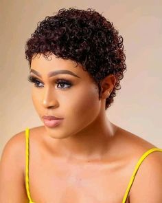 Short Wigs For Black Women, Natural Curly Wig, Wavy Wigs, Human Wigs, Curly Hair Wig