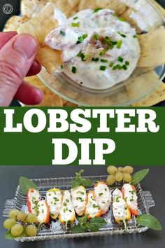 lobster dip is an easy appetizer that's ready in under 30 minutes