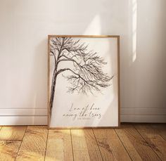 This is a print of my original pine tree charcoal drawing, with the J.R.R. Tolkien quote, "I am at home among the trees." Perfect for your nature wall decor or as a gift for the naturalist in your life! This print would look wonderful in any room of your home.  PAPER Fine art paper is giclée printed on beautiful soft, rich archival paper to last a lifetime.   Frames and white mats are not included, just to help imagine how beautiful this print will look in your room :)  FREE SHIPPING Your Tolkie Subtle Lord Of The Rings Decor, Tolkien Art Prints, J R R Tolkien Quotes, Tree Charcoal Drawing, Bathroom Collage, J Rr Tolkien Quotes, Framed Poetry Wall Art, Tolkien Quotes, Whimsical Art Paintings