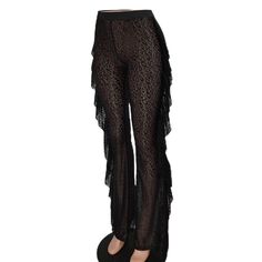 Sexy Fashion Lace Tassel Casual Pants Lace Tassel, Product Name, Casual Pants, Tassels, Lace, Pants, Trousers