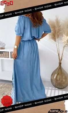 Off Shoulder Frill Hem Top & Maxi Skirt Sets Non-stretch Maxi Skirt For Day Out, Solid Non-stretch Maxi Skirt For Day Out, Solid Color Maxi Skirt For Spring Vacation, Non-stretch Vacation Skirt With Pockets, Casual Solid Color Maxi Skirt For Vacation, Skirt Sets, Hem Top, Elevate Your Style, No Frills