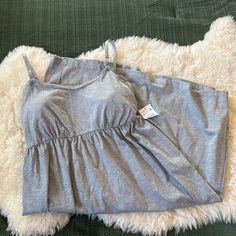 Brand New Nursing Nightgown From Motherhood Maternity. Made From A Stretchy And Soft Fabric With A Cute Lace Trim Accent. Adjustable Straps, Removable Pads, And Clip Down For Easy To Breastfeed. Size: Small Condition: Nwt Bundle And Save! Maternity Intimates, Nursing Nightgown, Lounge Dress, Motherhood Maternity, Night Gown, Women's Intimates, Soft Fabric, Lace Trim, Nursing