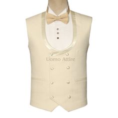 Get inspired by ivory with this luxurious off-white tuxedo, perfect for weddings, parties or any special occasion. The designer shawl lapel adds a touch of sophistication, while subtle hand embellishments in gold and yellow create a truly glamorous look.Made with premium four-season fabric, this tuxedo is stylish and comfortable. The double-breasted vest is a real statement piece with a unique w-bottom design, complementing any bridal gown.Here's what makes this tuxedo stand out: Beautiful off-w Fitted White Suit For Wedding Guest, White Fitted Suit For Wedding Guest, Elegant Tailored Wedding Tuxedo, Elegant Tailored Three-piece Suit, White Three-piece Suit For Party, Fitted White Three-piece Suit For Party, White Fitted Three-piece Suit For Party, Elegant Three-piece Suit For Party, White Fitted Three-piece Party Suit