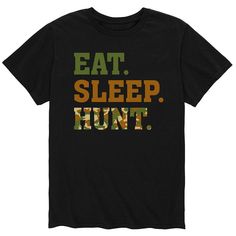 If you're on the hunt for style, you'll love this men's graphic tee. If you're on the hunt for style, you'll love this men's graphic tee. Crewneck Short sleevesFABRIC & CARE Cotton, polyester Machine wash Imported Color: Black. Gender: male. Age Group: adult. Father's Day Outdoor Graphic Print T-shirt, Father's Day Outdoor T-shirt With Graphic Print, Father's Day Outdoor Graphic T-shirt, Dream Things, Hunting Camo, Camo Tee, Typography Tshirt, Tee Shirt Designs, Mens Tee Shirts