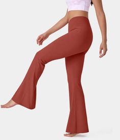 Crossover High Waisted Back Pocket Super Flare Leggings Xmas Wishlist, Winter Guard, Boot Cut Leggings, Pink Yoga Pants, Flared Leggings, Rooibos Tea, Stretch Back, Pilates Yoga, Spend Money