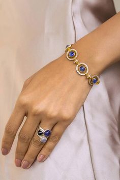 18kt gold plated bracelet with cubic zirconia embellishment. - Aza Fashions Diana Penty, Gold Vermeil Jewelry, Luxury Sale, Vermeil Jewelry, Gold Plated Bracelets, Fashion App, Buy Gold, Gift Card Sale, Aza Fashion