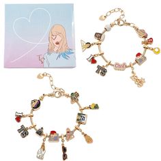 This Taylor Swift Bead Bracelet Box is perfect for any fan of the pop star. Inspired by Taylor Swift herself, these friendship bracelets are not only stylish but also symbolize the importance of friendship. Made from beautiful and durable beads, this box provides hours of fun for you and your friends. Friendship Novelty Charm Bracelet, Playful Friendship Bracelets As Gifts, Trendy Birthday Charm Bracelet, Kpop Style Multicolor Jewelry Gift, Multicolor Kpop Style Jewelry Gift, Adjustable Trendy Charm Bracelet For Best Friend Gift, Trendy Charm Bracelet For Friendship, Fun Beaded Bracelets For Friendship, Trendy Charms Bracelets For Friendship