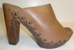 Stuart Weitzman Size 10 M SEQUOIA Brown Leather Heels Mules New Womens Shoes -Mousse Buff Calf -HW33100 -Leather upper and lining -Heel height approximately 5.25 inches -Platform height approximately 1.25 inches Chunky Clogs, Extreme High Heels, Rose Gold Sandals, Brown Leather Heels, Shoes Photo, Shoes For Sale, Homemade Jewelry, Gold Sandals, Black Leather Heels