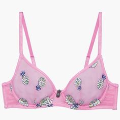 Savage X Fenty Tulle Unlined Bra Jeweled Attachment Never Worn Sheer Bra For Summer Party, Sheer Party Bra For Summer, Sheer Summer Party Bra, Sheer Pink Bra For Summer, Summer Pink Bra With Lined Body, Summer Mesh Bra, Pink Sheer Bra For Spring, Sheer Pink Bra For Spring, Spring Sheer Pink Bra