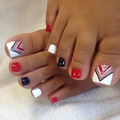 Black Toenails, Feet Nail Design, Black Nail Designs, Black Nail