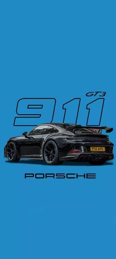 a black sports car on a blue background with the numbers 11 11 and 11 11