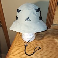 Adidas Bucket Hat Brand New Never Worn With Tags Retails For $35.Oo (See Picture Above) Will Consider All Reasonable Offers Adidas Adjustable Casual Bucket Hat, Adidas Casual Adjustable Bucket Hat, Casual Gray Brimmed Sun Hat, Gray Adjustable Bucket Hat With Short Brim, Adjustable Gray Bucket Hat With Short Brim, Gray Casual Bucket Hat With Short Brim, Casual Gray Bucket Hat With Short Brim, Casual Brimmed Bucket Hat For Sports, Adjustable White Adidas Hat