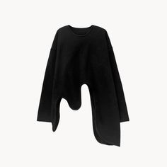 Loose Fit Irregular Shirt Oversized Asymmetrical Winter Tops, Oversized Winter Top With Asymmetrical Hem, Trendy Oversized Top With Asymmetrical Hem, Black Sweatshirt Women, Big Size Fashion, Fast Fashion Brands, Autumn 2023, Sleeve Women, Spring Fashion Trends