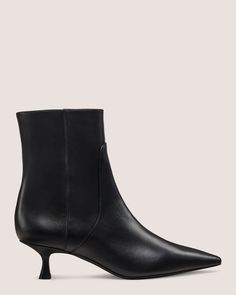 NAOMI 50 ZIP BOOTIE | Stuart Weitzman Elegant Boots With Zipper Closure In Medium Width, Elegant Boots With Zipper Closure, Medium Width, Work Essentials, Icon Collection, Exclusive Collection, Shoe Shop, Stuart Weitzman, Pumps Heels, Bootie