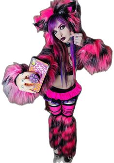 Neon Rave, Fluffy Boots, Fancy Dress Up, Halloween Fancy Dress, Punk Rave, Rabbit Ears, Cheshire Cat, Goth Punk, Punk Goth