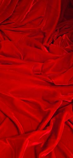 the red fabric is very soft and drapy, it looks like something from outer space