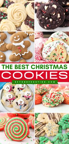 All the BEST Christmas Cookies ever! Many of these Christmas dessert ideas are great for cookie decorating. Complete your holiday baking list with these sugar cookies, gingerbread cookies, thumbprint cookies, and other Christmas cookie recipes! Cookies Thumbprint, Cookie Swap Recipes, The Best Christmas Cookies, Best Christmas Cookie Recipes, Christmas Cookie Exchange Recipes, Christmas Cookie Swap, Cookie Exchange Recipes, Best Christmas Cookie Recipe