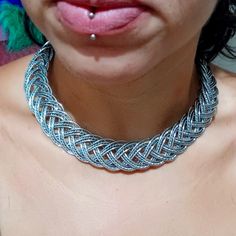 New Boho Chunky Choker Necklace Color Silver One Size Fit To All Casual Metal Necklace For Party, Casual Party Jewelry Choker, Casual Party Choker Jewelry, Casual Silver Necklace For Party, Chunky Choker Necklace, Chunky Choker, Womens Jewelry Necklace, Choker, Choker Necklace