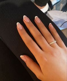 Simple Gel Nails, Casual Nails, Work Nails, French Acrylic Nails, Classy Acrylic Nails, Neutral Nails, Dream Nails, Classy Nails, Pretty Acrylic Nails