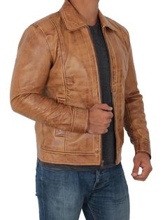 ► 100% Real Lambskin Leather Dry Clean Only ► Imagine yourself wearing this camel brown leather jacket men that are crafted from the finest quality REAL LAMBSKIN LEATHER. We used soft viscose lining for superior comfort and performance. ► The vintage café racer-style casual mens moto jacket is designed just as depicted in the product image; it's loaded with features like zippers, pockets, decorative seams, panels, and more. ► The quilted mens distressed leather jacket brown is made from high-qua Camel Leather Jacket, Traveling Essentials, Decorative Seams, Brown Leather Jacket Men, Formal Dress Code, Vintage Cafe Racer, Distressed Leather Jacket, Motorcycle Leather Jacket, Cafe Racer Style