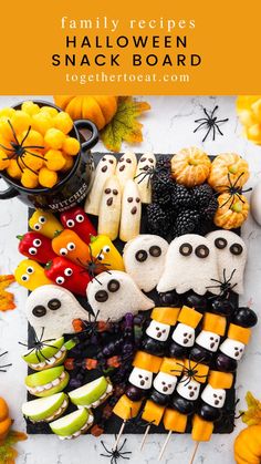 Halloween Snack Board for Kids Snack Board For Kids, Halloween Snack Board, Halloween Themed Snacks, Halloween Snacks For Kids, Recetas Halloween, Halloween Themed Food, Halloween Breakfast, Kreative Snacks, Halloween Friends