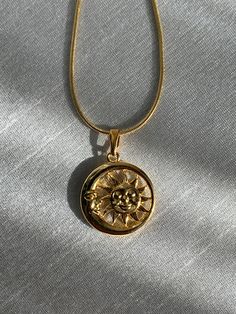 Hello! Welcome to our shop. Handmade❤  P.S.: Made of stainless steel with 18k gold plating. Sun and Moon Necklace, Mystic Charm, Vintage Necklace, Dainty Sun Pendant, Gold Plated Necklace Silver Sun And Moon Design Gold-plated Necklace, Gold Mystical Necklace With Sun And Moon Design, Mystical Gold Necklace With Sun And Moon Design, Gold Celestial Charm Necklace, Adjustable Gold Celestial Charm Necklace, Mystical Engraved Gold Jewelry, Symbolic Gold Plated Necklace With Moon Charm, Gold Moon-shaped Metal Jewelry, Gold Necklace With Sun And Moon Design