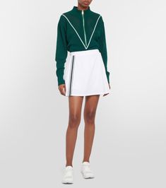 Neyland High Rise Jersey Skort in White - Varley | Mytheresa Green 4-way Stretch Skort For Workout, Green 4-way Stretch Workout Skort, Stretch Golf Skort With Built-in Shorts, Summer Green 4-way Stretch Tennis Skirt, Green Tennis Skirt With 4-way Stretch For Summer, Green 4-way Stretch Tennis Skirt For Summer, Sporty Tennis Dress With Built-in Shorts For Spring, Sporty Spring Tennis Dress With Built-in Shorts, Spring Athleisure Short Tennis Dress