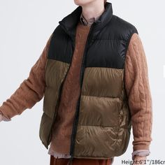 Nwt Uniqlo Brown Ultra Light Down Vest Size Xs Casual Khaki Puffer Jacket For Cold Weather, Khaki Winter Vest For Streetwear, Khaki Outerwear For Winter Layering, Casual Khaki Puffer Jacket For Winter, Casual Khaki Winter Puffer Jacket, Casual Brown Nylon Outerwear, Casual Brown Puffer Jacket For Cold Weather, Casual Outdoor Vest For Fall, Casual Outdoor Fall Vest