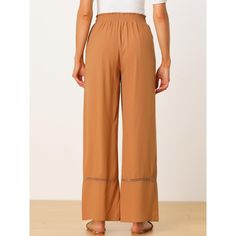 This stunning wide-leg pant is the trendy pant you are missing in your wardrobe! This fashion wide-leg pant is great for spring, summer, and autumn. The pants are made of soft fabric that feels soft and comfortable on the skin, and it has a loose-fitting silhouette that flatters all body types and creates a feminine and comfortable look. Trendy Pant, Dusty Orange, Paper Bag Pants, Bag Pants, Trendy Pants, Palazzo Trousers, Wide Leg Palazzo Pants, Pants With Pockets, Womens Clothing Sizes