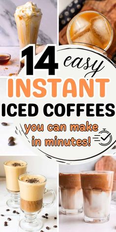 Instant Coffee Drink Recipes, Clean Iced Coffee Recipe, How To Make Best Coffee, Quick And Easy Iced Coffee Recipe, Flavored Instant Coffee Mixes, Iced Coffees At Home, Meal Prep Iced Coffee, Easy Instant Coffee Recipes, Easy Coffee Drinks Recipes At Home