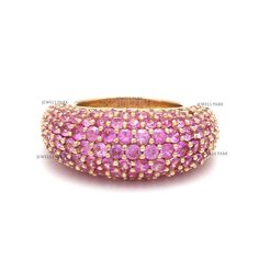 Pink sapphire pave vintage style big chunky band ring gold | Natural pink sapphire chunky ring gold | Pink sapphire pave studded ring gold GEMSTONE DETAILS : ✦ Gemstone : Pink Sapphire ✦ Gemstone Type : Natural ✦ Gemstone Size : 1.70-2.50MM ✦ Gemstone Shape : Round ✦ Gemstone Weight : 7-8 Carats ✦ Gemstone Grade : AAA METAL DETAILS : ✦ Metal : 14K/18K Gold ✦ Metal Color : Yellow / White / Rose Gold ✦ Setting : Flush Setting ✦ Ring Box : Yes SHIPPING DETAILS : ✦ Production time : 10-12 days ✦ Delivery time : 7-8 days ✦ Expedited shipping : Available ✦ Expedited shipping service : UPS ✦ Expedited shipping time : 5 days ✦ Expedited shipping cost : 70$ CUSTOMISATION DETAILS : We can customize any piece of fine jewelry. You can simply message us on Etsy or drop a text at +91-7976097700 (WhatsAp Flush Setting, Saphir Ring, Rainbow Sapphires, Chunky Ring, Ringe Gold, Rainbow Bracelet, Chunky Rings, Gold Band Ring, Sapphire Gemstone