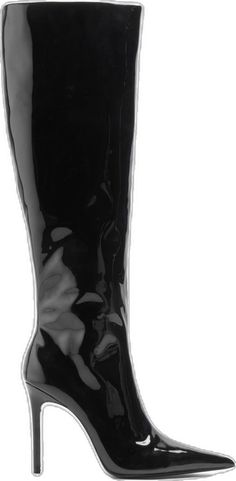 Boots Uk, Pointed Heels, Over It, Black Fits, Stiletto Heel, Over The Knee Boots, Over The Knee, Fashion Statement, Side Zip