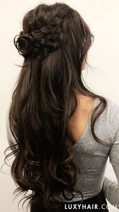 Hairstyles Long Brown Hair, Luxy Hair, Quince Hairstyles, Dark Brown Hair Color, Long Brown Hair, Brown Blonde Hair, Hairstyles Long, Trending Hairstyles