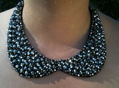 Bib necklace original Beaded Collar Necklace, Beaded Collar, Bib Necklace, Collar Necklace, All Over The World, Jewelry Inspiration, Small Businesses, Diamond Necklace, Pearl Necklace