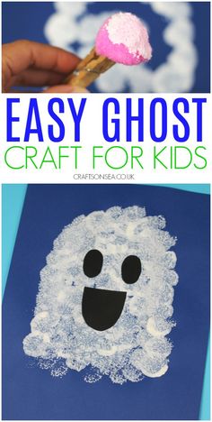 an easy ghost craft for kids to make