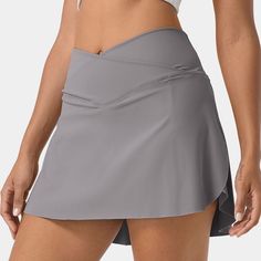 Halara Lucid Tennis Skirt In Steel Gray Cloudful Air Fabric Crossover Waist 2-In-1: Built-In Shorts With Side Pockets Curved Hem High Low With Slightly More Coverage In The Back New With Tags In Very Good Condition. Size Small No Stains Or Flaws Item Athletic Athleisure Workout Gym Running Yoga Pilates Hiking Outdoors Basics Capsule Wardrobe Minimalist Neutral Casual Sporty Tennis Golf Gorpcore Summer Spring Basics Capsule Wardrobe, Basics Capsule, Miami Outfit, Womens Tennis Dress, Wardrobe Minimalist, Black Tennis Skirt, Capsule Wardrobe Minimalist, White Tennis Skirt, Miami Outfits